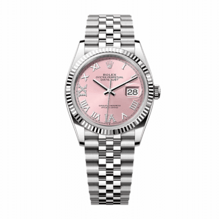 Rolex Datejust Pink Roman Dial Replica